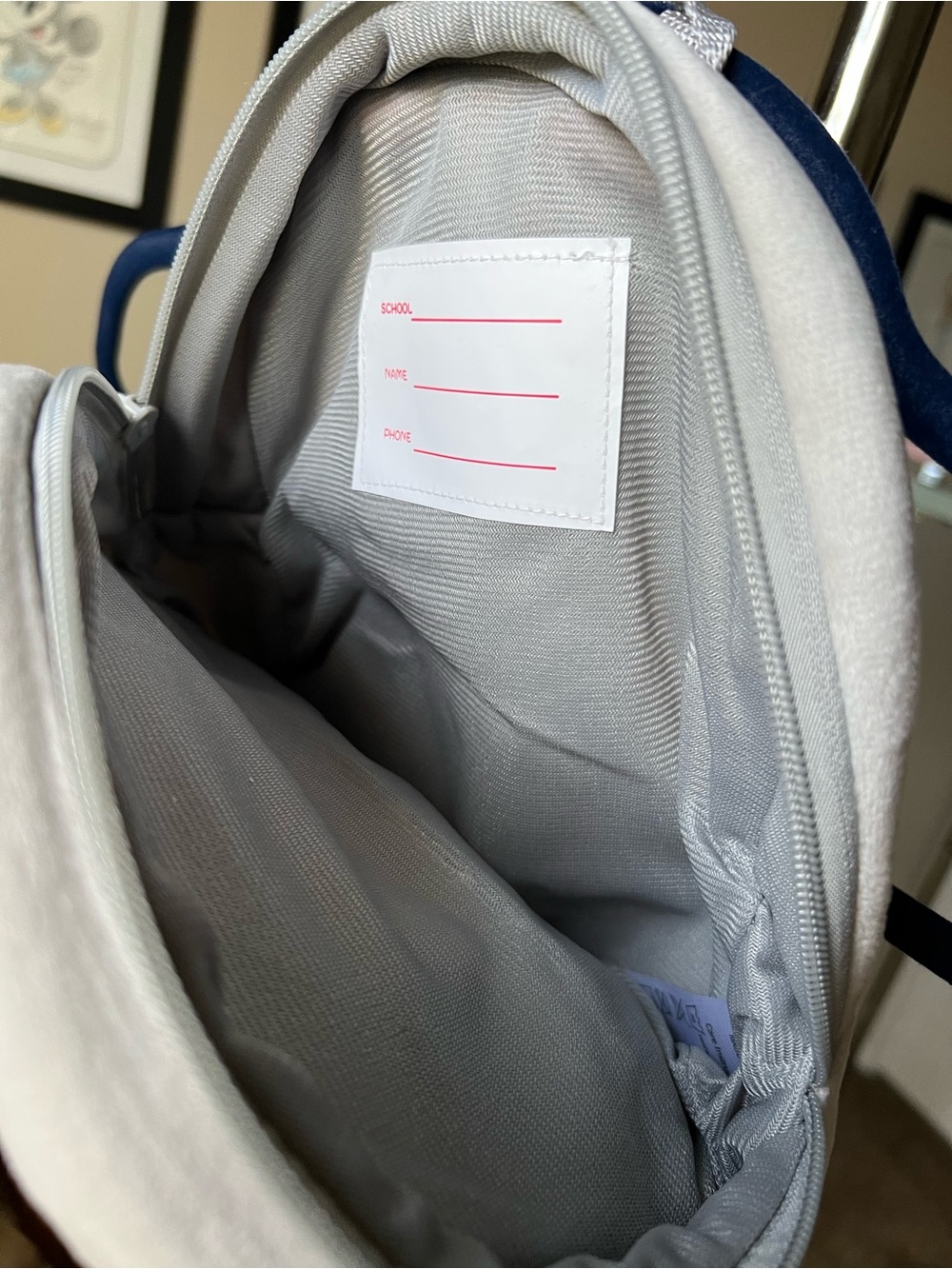 Kakoo New Cute Gray & Pink Elephant Plush Toddler Backpack - Picture 2 of 4